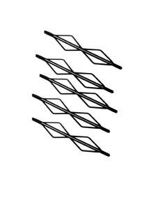 20个黑色几何发夹，简约黑色水钻，椭圆形、菱形、三角形侧刘海发夹，隐形发夹，适用于马尾辫、发髻、编发，直发/卷发/波浪发造型套装，美发工具套装 - 彩色 - 查看 13