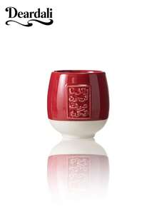 DearDali 1个原装沙特阿拉伯陶瓷咖啡杯，家用茶杯，拉花艺术，美式风格，顶级高品质陶瓷，可微波炉加热，适合送给女性，中东节日礼物，阿拉伯风格，寓意和平，适合居家使用，晚餐聚会，下午茶，节日派对或生日礼物 - 彩色 - 查看 28