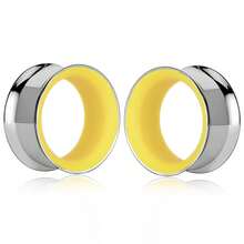 2个不锈钢喇叭形耳钉，男女通用，低过敏性，女士佳礼 - round - 查看 65