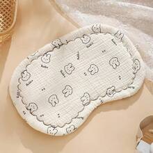 Newborn Pillow, Infant Baby Muslin Cloud Pillow, Baby Toddler Pillow, Absorbent Breathable Flat Pillow, Baby Anti-Spit Milk Pillow Pad - Multicolor - View 17