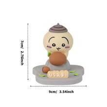 Miniso 千川系列（八幡/兔）风格桌面支架，PVC材质，吉他造型+角色Logo底座，稳固支撑，适用于放置手机/平板电脑，可爱实用桌面支架（1个） - 彩色 - 查看 9
