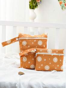 2pcs Mini Wet & Dry Bag, Waterproof Reusable Wet Bag With Handle - Multicolor - View 10