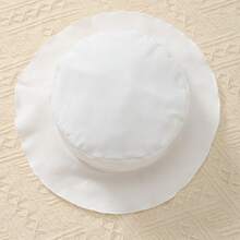 Mommbabay Summer Girls Bowknot Strap Dress, Baby Girl Cute Sleeveless Blue Floral Print Sundress With Hat - White - View 8