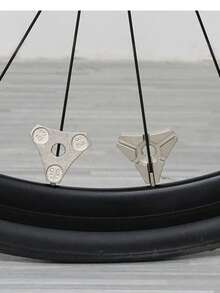 VXM Bicycle Spoke Nipple Wrench 3.2/3.3/3.5mm 3-In-1 MTB Cycling Wheel Rim Adjuster Spanner Repair Service Axis Triangular Tool