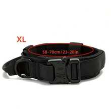 Adjustable Tactical Dog Collar, Military Training Nylon Dog Collar With Control Handle And Heavy-Duty Metal Buckle, Suitable For Medium And Large Dogs, Double-Layer Webbing Dog Collar - Multicolor - View 13
