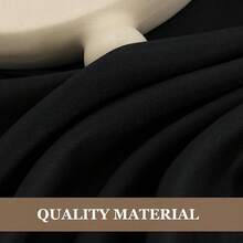 Fitable 6 Pack Black Round Table Clothes - 90 Inches In Diameter - Stain Resistant And Washable Tablecloths, Polyester Fabric Table Covers For Wedding, Party, Banquet, Gathering - Black90InRound - View 8