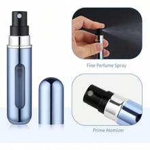 Travel Perfume Bottle Refillable, Mini Refillable Bottle, Small Spray Bottles For Travel, Cologne Sprayer, Must Have Essentials - 銀色 - 查看 4