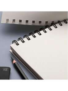 1本A5空白素描本，梵高风格油画素描本，300克水彩纸，便携，适合学生和初学者，母亲节和开学季的绝佳礼物 - A5 - 查看 3