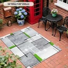 Cashmere-Like Tropical Floral Pattern Printed Outdoor Area Rug, Exquisite Carpet, Soft & Stylish,. Suitable For Motorhomes, Terraces, Porchways, Balconies, Backyards, And Picnics. And Machine Washable. Multiple Sizes. - Multicolor - View 7