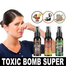 Fart Spray - Prank Joke Toy, Funny Stinky Gag Gift - Multicolor - View 3