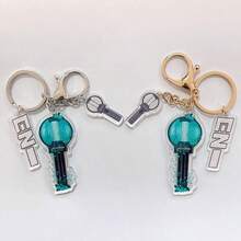 EN/HYPEN Keychain, JAKE, HEESEUNG, JUNGWON, NIKI Fangoods Lightstick Pendant, Acrylic Bag Charm, Backpack Pendant, Keychain, Fan Merchandise, Birthday/Holiday Gift For Friends - Multicolor - View 3