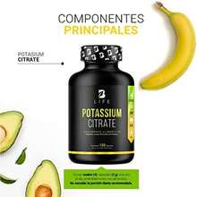 B Life Company Citrato de Potasio 800 mg de Potasio (Provenientes de 1000 mg). Ingredientes Naturales de 120 Cápsulas. Potassium Citrate - / - Ver 3