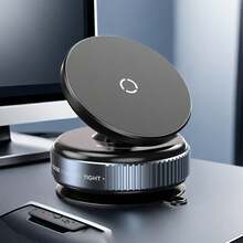 2026 Novo Suporte de Telefone Magnético para Carro Ajustável e Dobrável com Ventosa Grande, Ímã N52 Forte, Rotação de 360°, Instalação com Ventosa de Vácuo no Painel, Adequado para Azulejos de Banheiro, Superfícies de Vidro, Material ABS, Redondo, Design Elegante | Dia dos Pais/Dia dos Namorados, Observação: Suporta apenas Instalação em Superfícies Lisas Compatível com iPhone, Telefone Android, Presente para Aniversário, Família, Presentes de Amigos Acessórios de Carro Forte Resistente - Multicolorido - Visão 3