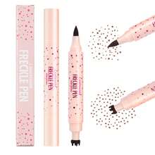 LANGMANNI 雀斑印章笔套装 - 防水持久，打造自然逼真的仿雀斑妆容，6 点气垫笔，快速打造自然阳光亲吻妆容 - 棕色 - 查看 13