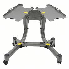 Free Standing Silver Gray Dumbbell Rack Weight Stand, 100kg/220.46lbs Load Capacity, Dumbbell Rack, Iron+ Rubber Material Dumbbell Holder, Suitable For Use At Home, In The Gym - Silver Gray - View 6