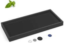 Silicone Bathroom Tray,Shatterproof Silicone Tray For Bathroom Counter,Small Vanity Tray For Bathroom Soap Dispenser Tray Toilet Tank-78 * 39in - ColorA - 查看 1