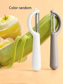 10pcs Multi-Functional Sharp Stainless Steel Vegetable Peeler, Fruit Peeler, Potato Peeler, Sturdy And Useful Kitchen Tool - Multicolor - View 1