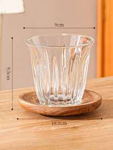 Glass Coffee Cup Set With Coasters, Milk Cup, Tea Cup, Latte Cup, With Handles, Easy To Grip, Suitable For Cafes, Home, And Restaurants - Multicolor - View 14