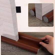 1pc Leather Door Seal Strip, EPE Foam + Leather Insulation Weatherstrip - Multicolor - View 16