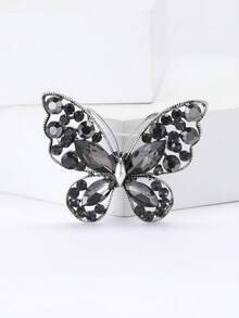 Luxury Rhinestone Butterfly Brooches - Insect Pins For Women Unisex Casual Party Jewelry Accessories / Friends Gifts Badges Decoration - Butterfly - View 9