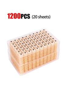 600/120pcs Ear Acupressure Massage Stickers, Acupoint Massage Stickers, Ear Stickers, Ear Seed Stickers, Massage Stickers - Multicolor - View 11