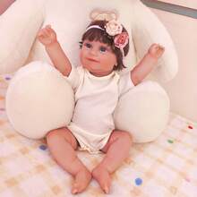 50cm Hyper-Realistic Reborn Doll, Handmade With Rooted Hair And Hand-Painted, Lifelike With Visible Veins, Comes In Deluxe Gift Box, Suitable As Birthday Gift Or Companion - Yellow - View 11