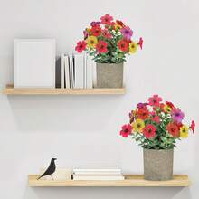 1 盆人造植物|包含桉树叶装饰，免维护且持久耐用|适合装饰书桌、客厅、咖啡馆和洗手间区域，营造活泼简约的室内氛围。 - 彩色 - 查看 2