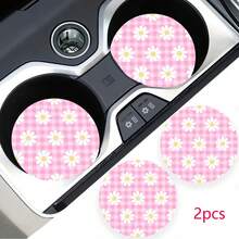 2 piezas Posavasos de coche con estilo, de secado rápido y antideslizante - A - Ver 8