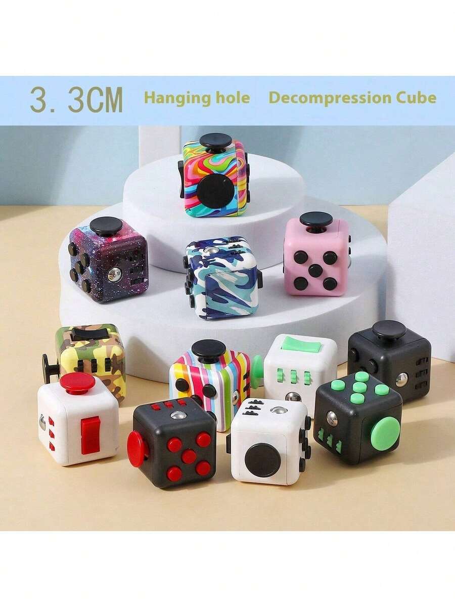 Fingertip Stress Relief Toy, Squeeze Hand, Relieve Anxiety, Suitable For Office Play, Stress Relief Box. Fingertip Toy, Toy, Fingertip Toy, Sensory Toy, Fingertip , Toy, Travel Toy, Very Comfortable To Play (Random Color), Fingertip Toy, Fingertip Toy, Fingertip Toy, Gaming Supplies, Boy Toy, Customized, Girl Toy, Fun Gift - Multicolor - View 1