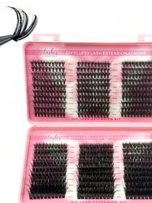 600 Clusters Thick, Fluffy, Long False Eyelashes, 0.07mm D-Curl Eyelashes, 30D-100D/10-18mm Mixed Length, Faux Mink Individual Lashes, Natural & Soft, Suitable For Any Makeup. Eyelash Clusters, Individual Lashes, False Eyelashes - D - View 7