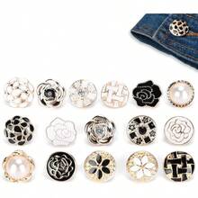 Broches para Mujeres, 30 Pzas Lindo Esmalte Alfiler de Solapa Set Broche Alfileres para Ropa Camisa Broche Botones Cierre de Metal Cubre Botones Alfiler - inicial - Ver 10