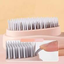 1pc My Little Pony Comb - (Plastic Material) Telescopic Magic Comb With Massage Brush Design, One-Touch Hair Removal (Not Suitable For Coarse Or Thick Hair), Anti-Static, Portable, Plastic Brush Head, ABS Handle, Ideal For Home Use, Scalp Massage Hair Brush, Compact Styling Tool,Christmas Gifts ,Hair Styling Kit ,Hair Tool For Barber Salon Home Beauty Travel Essential,Hair Products,Hair Cares, Hair Brush Hair Accessories - Multicolor - View 2