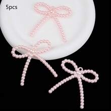 Candy Color Faux Pearl Big Bow Pendant, DIY Necklace, Earring Pendant, Sweater Chain Handmade Craft Material. This Product Is Used For DIY Handmade Decoration Accessories, Such As Headdress, Clothing, Evening Dress, Shoes And Hats, Weddings, Christmas, Handicrafts, Etc. - Multicolor - View 18