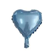 10pcs 10-Inch Heart Shaped Foil Balloons, Suitable For Valentine's Day, Baby Shower, Birthday Party, Wedding Decoration, Air Balloons - Multicolor - View 11