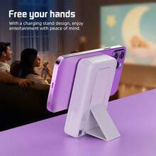 XBJ 磁吸式快充移动电源，10000mAh，22.5W 磁吸快充接口，兼容安卓和苹果设备，便携式充电器，适用于 13/14/15/16/17。小巧便携，是情人节礼物、圣诞节礼物、万圣节礼物、返校礼物的理想之选。 - 1w(011行動電源0-(含電源線) - 查看 2