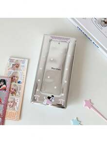 1pc Korean Style Hollow Life 4-Slot Card Album, Cute Animal Long Strip Wide Photo Sticker Album, Memo Book, Student Idol PVC 4-Slot Photo Album - Multicolor - View 15