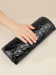 1 pieza Almohada de mano para manicura de cuero PU lavable, cojín de descanso de mano removible para arte de uñas, herramienta esencial para técnicos de uñas - Multicolor - Ver 3