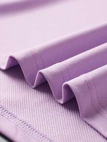 SNOOPY-Colorful Daisy "Snoopy Confused Collapse Customer Embracing Pattern T-Shirt Looks Thin Half Sleeve Girl's Heart Out Of The Street Eye Catching Item - Màu tím hoa cà - Xem 8