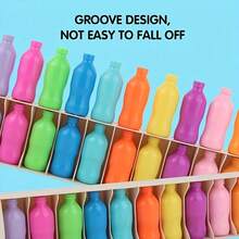 Jogo de Quebra-cabeça de Garrafa de Boliche com 21 Peças, Inclui Garrafas de Desafio de Cor, Treinamento de Memória e Lógica - Jogo de Tabuleiro de Estratégia de Cor, Contém 21 Garrafas Codificadas por Cor e Caixa de Armazenamento, Adequado para Reuniões Familiares, Festas de Aniversário ou Halloween, Jogo Educativo para Adolescentes e Adultos Melhorarem a Memória e as Habilidades de Resolução de Problemas - Multicolorido - Visão 11