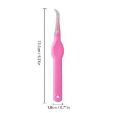 1pc/2pcs Sewing Ripper, Purple Plastic Handle, Seam Ripper, Thread Cutter, Sewing Craft Needle Threader Tool