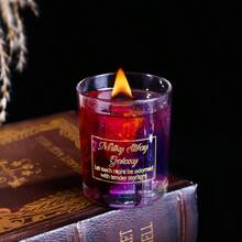 1个/盒，新款星空果冻香氛蜡烛，随机渐变星空图案，独特香味，营造浪漫氛围，适合周年纪念/感恩节/求婚/生日派对/商业空间/节日装饰及各种浪漫场合。 - 彩色 - 查看 9