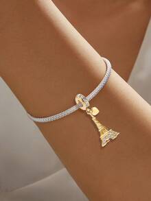 1pc Small Town Style Beaded Accessory, Suitable For Women's Bracelet/Bangle DIY, Also Can Be Used As Daily Fashion Decoration, Suitable For Girls