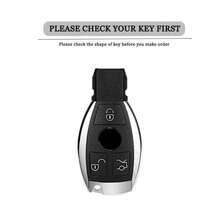 Ốp bảo vệ chìa khóa xe hơi bằng hợp kim kẽm, kiểu dáng thông minh, phù hợp với các dòng xe A, B, C, E Class GLS GLA GLK GLC CLS CLA AMG W204 W205 W212 W463 W176. - Mercedes - Xem 5