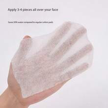 Moisturizing Cotton Pads, Hydrating Makeup Remover Pads, Soft Facial Cleansing One-Time Stretch Cotton Sheets - White - View 3