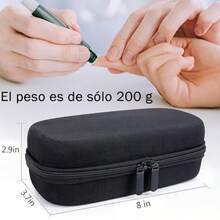 Bolsa Enfriamiento Insulina, Hielo Organizador Porttil de Bolsa, Temperature Display y 3 Bolsa de Hielo, Hielera para Insulina Aprobado Por TSA para Almacenamiento de Insulina y Diabetes Cpsulas - negro1 - Ver 4