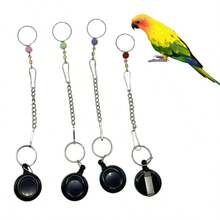 2.2cm/0.866in Adjustable Bird Harness Leash, Retractable Bird Rope, Bird Walking Tether, Parrot Flying Leash - Includes Neck Zipper - Multicolor - View 9