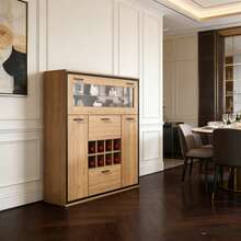 Bars & Wine Cabinets - Natural + Particle Board-2 - View 1