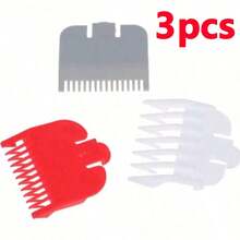 3pcs/Set 1.5mm/3mm/4.5mm Hair Clipper Replacement Comb Guide Limit Accessory, Professional Use Compatible With Wahl Trimmers - Multicolor - View 7