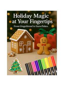 9-Color Food Coloring Pens, Double-Ended Design With Thick And Thin Tips, Suitable For Cookie Decorating, Fondant, Icing, Painting, Baking, And More - Multicolor - View 9