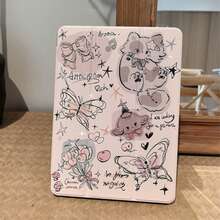 适用于 Redmi Pad 2 11 英寸平板电脑的保护套，高透明亚克力背板带笔槽，智能休眠唤醒功能，三折支架，全方位保护；适用于 Redmi Pad SE 11 英寸平板电脑的保护套；兼容华为 MatePad 11.5 S 平板电脑的保护套；MatePad 保护套；兼容华为 MatePad SE 11 英寸平板电脑的保护套；iPad 保护套 - 無色 - 查看 3